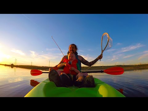 How To Fish In A Kayak / How We Caught A BIG Rainbow Trout In A Stocked Pond!