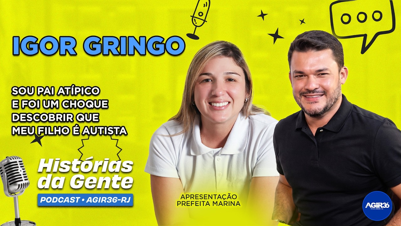 IGOR GRINGO: FOI UM CHOQUE QUANDO DESCOBRI QUE MEU FILHO É AUTISTA - HISTÓRIAS DA GENTE