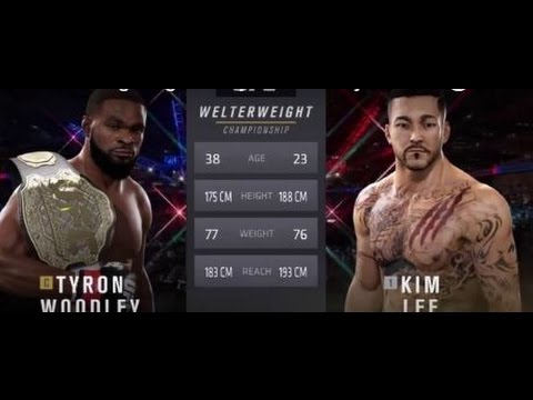 UFC 2 Title Fight against Tyron Woodley! Career mode part 1