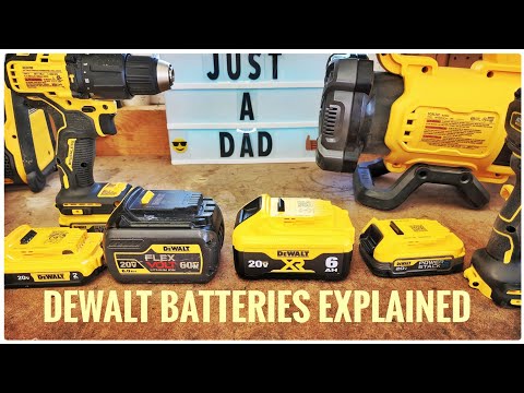 DEWALT Batteries Explained 20V MAX & 20V / 60V Flex Volt & Power Stack
