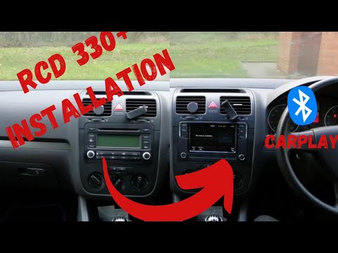 RCD 330+ UNBOXING AND INSTALLATION IN VW GOLF MK5 | Android Auto| Apple CarPlay |Team Legal Fit