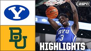 Dybantsa & Wright SHOW 🔥 BYU Cougars vs. Baylor Bears | Full Game Highlights | ESPN CBB