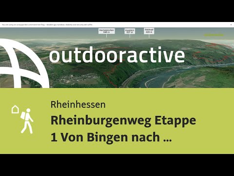 Rheinburgenweg Etappe 1 Von Bingen nach Niederheimbach