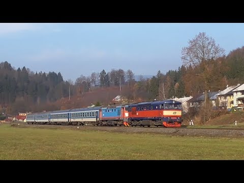 Vláčkaři jsou u toho | 749 121-0 na spěšných vlacích Zábřeh n. M. - Jeseník a zpět (4. 11. 2018)