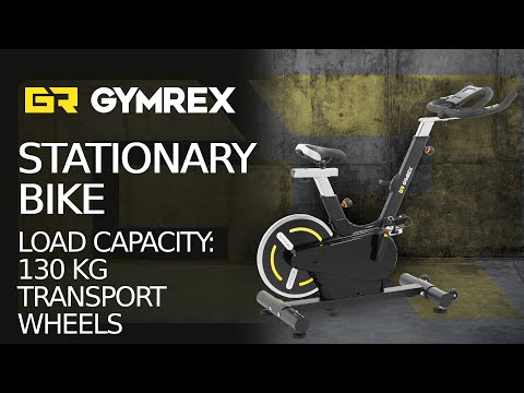 video - Stationary Bike - flywheel 13 kg