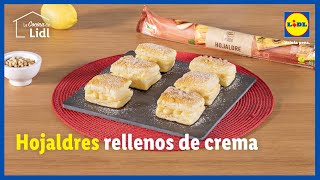 LIDL Hojaldres rellenos de crema 🍰| Recetas de postres anuncio