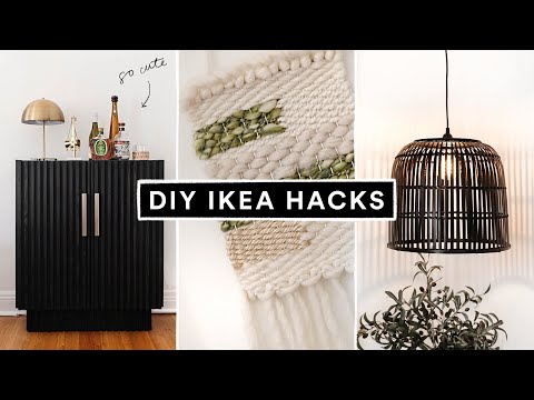 DIY IKEA HACKS - Super Affordable + Cute Room Decor + Furniture!