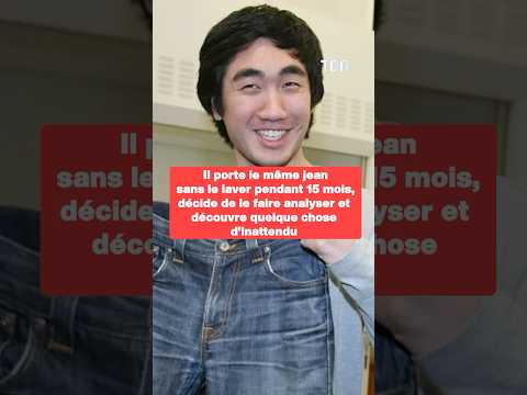 Il porte le même jean sans le laver pendant 15 mois et découvre quelque chose de fou après analyses