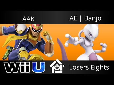 Bearly Monthly 5 - AAK (Captain Falcon) vs AE | Banjo (MewTwo) - Smash 4 Losers Eights