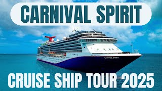 Inside the Carnival Spirit! | Full Cruise Ship Tour 2025 | Food, Cabins & Fun at Sea
