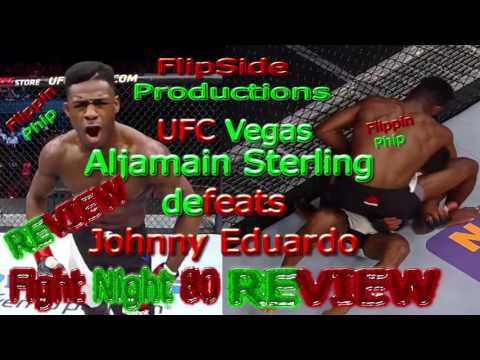 Full Review Aljamain Sterling defeats Johnny Eduardo Via Guillotine Choke UFC Fight Night 80