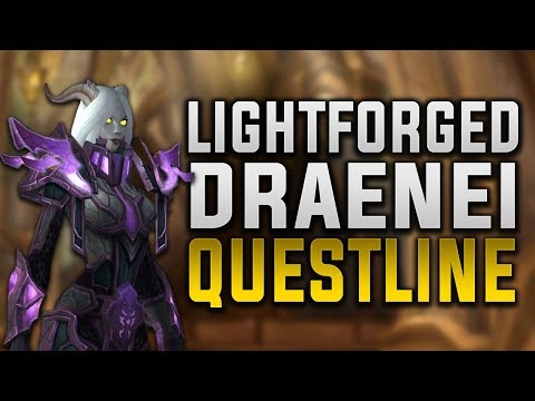 Lightforged Draenei Questline! | The Story Of T'paartos & The Allied Race | Joining The Alliance!
