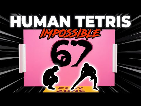 HUMAN TETRIS 2 Player | Immersive Interactive Warm Up | IMPOSSIBLE | NEW LEVEL 2026