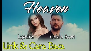 Download lagu Heaven - Calum Scott ft. Lyodra (Lirik dan Cara Baca) #easylyrics mp3