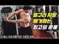 [옆구리운동] 헬스 초보자 옆구리 살 빼는 운동! 자세 방법 노하우 | 운동자극 | 케이블우드춉