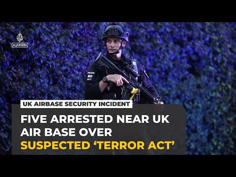 Five arrested on ‘terrorism’ charges in UK near base used to strike Iran