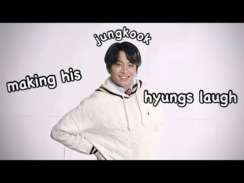 jungkook making his bros laugh hard