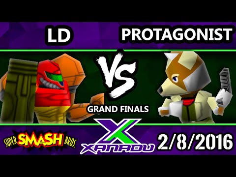 S@X 136 - LD (Samus, Donkeykong, Luigi) Vs. Protagonist (Fox) SBB64 Grand Finals - Smash 64
