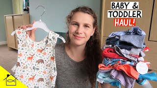 *HUGE* Baby & Toddler Essentials Shopping Haul | Small Businesses & Charity Shops