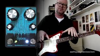 EarthQuaker Devices: SPIRES Dual Fuzz - Demo - Jazzmaster/SG to Vibrolux