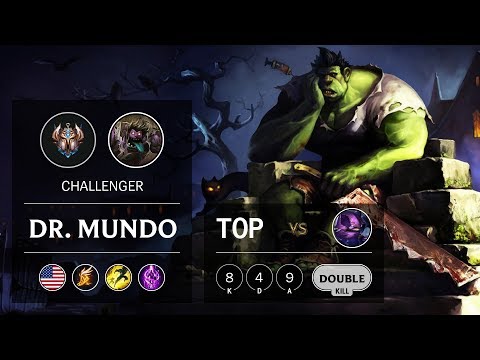 Dr. Mundo Top vs Kennen - NA Challenger Patch 9.22