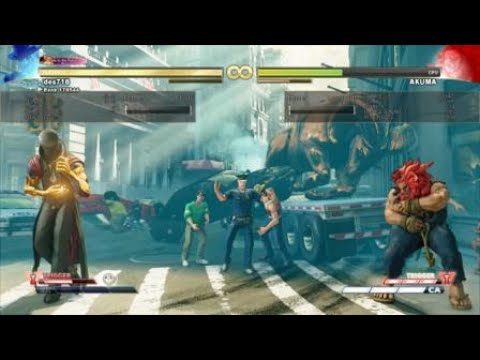 STREET FIGHTER V  G combo light it up