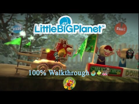 LittleBIGPlanet (720p HD) Walkthrough Part 04 - Get a Grip - Initial & Aced