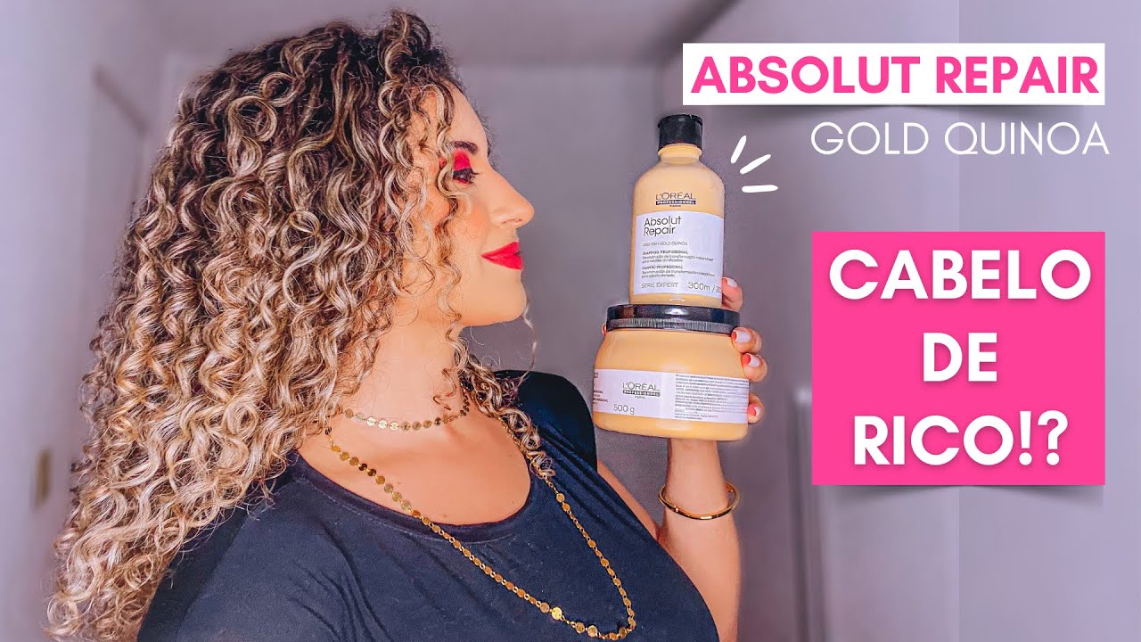 Watch Now RESENHA ABSOLUT REPAIR PROTEIN + GOLD QUINOA - É Isso Tudo Mesmo | Denia Gabi RESENHA ABSOLUT REPAIR PROTEIN + GOLD QUINOA - É Isso Tudo Mesmo | Denia Gabi