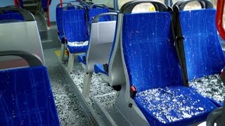 preview picture of video 'Unfall mit Bus auf B3: Drei Verletzte in Fuldatal'