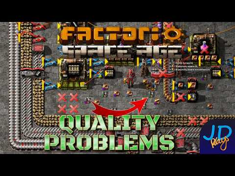 Problems caused by Quality ⚙️ Factorio Space Age 🚀  Ep4 🏭 Tutorial. Walkthrough, Lets Play