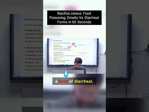 Did you know that Bacillus cereus can cause two types of food poisoning? 🤢