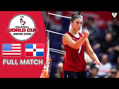 USA 🆚 Dominican Republic - Full Match | Women’s Volleyball World Cup 2019