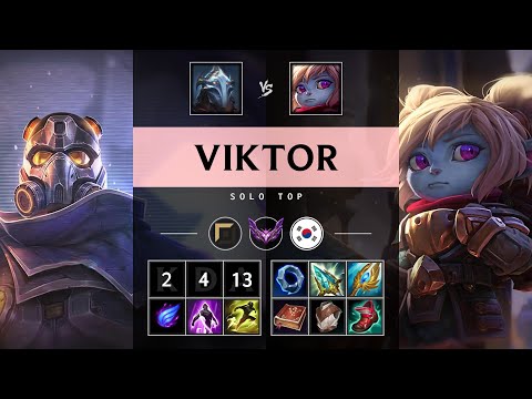 Viktor Top vs Poppy - KR Master Patch 25.18