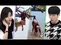 Two male and female Korean artists react to worldwide famous 