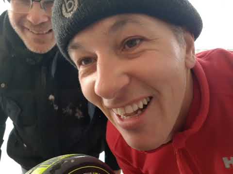 🎾 Padel tennis - Icy winter games in the snow