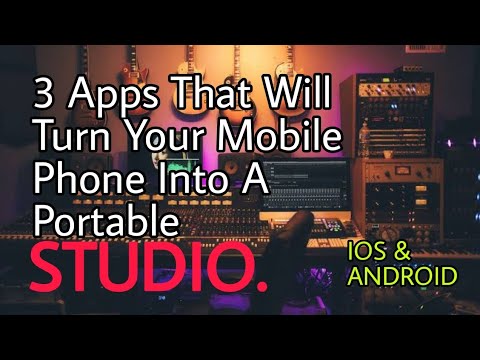 3 Best Apps that will turn your phone to a portable studio (android & ios) in 2026