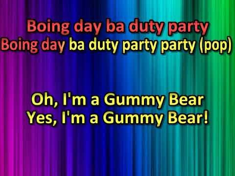 The Gummy Bear Song -  (karaoke)