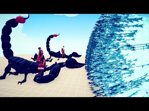 2x Scorpion Queen VS Every God - Totally Accurate Battle Simulator Tabs