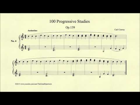 Czerny, 100 Progressive Studies, Op 139, No 4