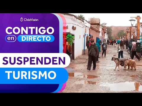 TURISMO SUSPENDIDO: Las complicaciones en San Pedro de Atacama por lluvia - Contigo en Directo