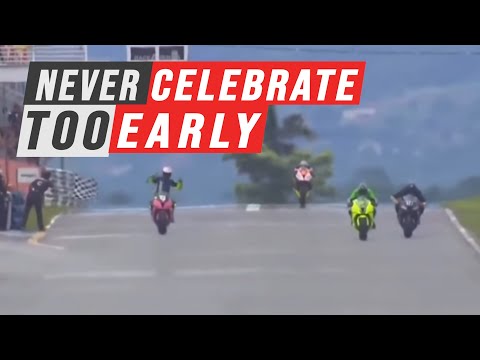 Never Celebrate Too Early | Motorsports Edition