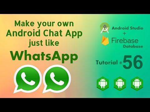 Make an Android App like WhatsApp Firebase Group Chat App Android Studio 01 Project Overview