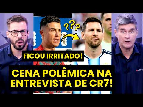 CR7 FICOU PU**! “Ele FOI PERGUNTADO sobre o MESSI e…” ENTREVISTA de CRISTIANO RONALDO | POLÊMICA