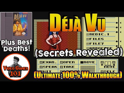 Déjà Vu NES Walkthrough | 100% Guide (Plus Best Deaths) | Video Games 101