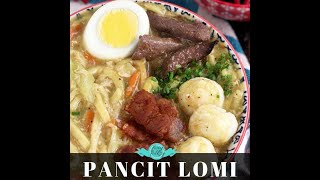 How to Cook Pancit Lomi | Filipino Egg Noodle Soup Recipe