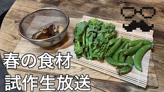 旬の食材の試作してみる【ハマーダの食卓】