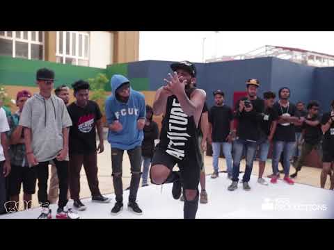 Epic krump battle in Goa Dirty feet Vs Kill em Frolics 2018 - 1 v 1 Krump