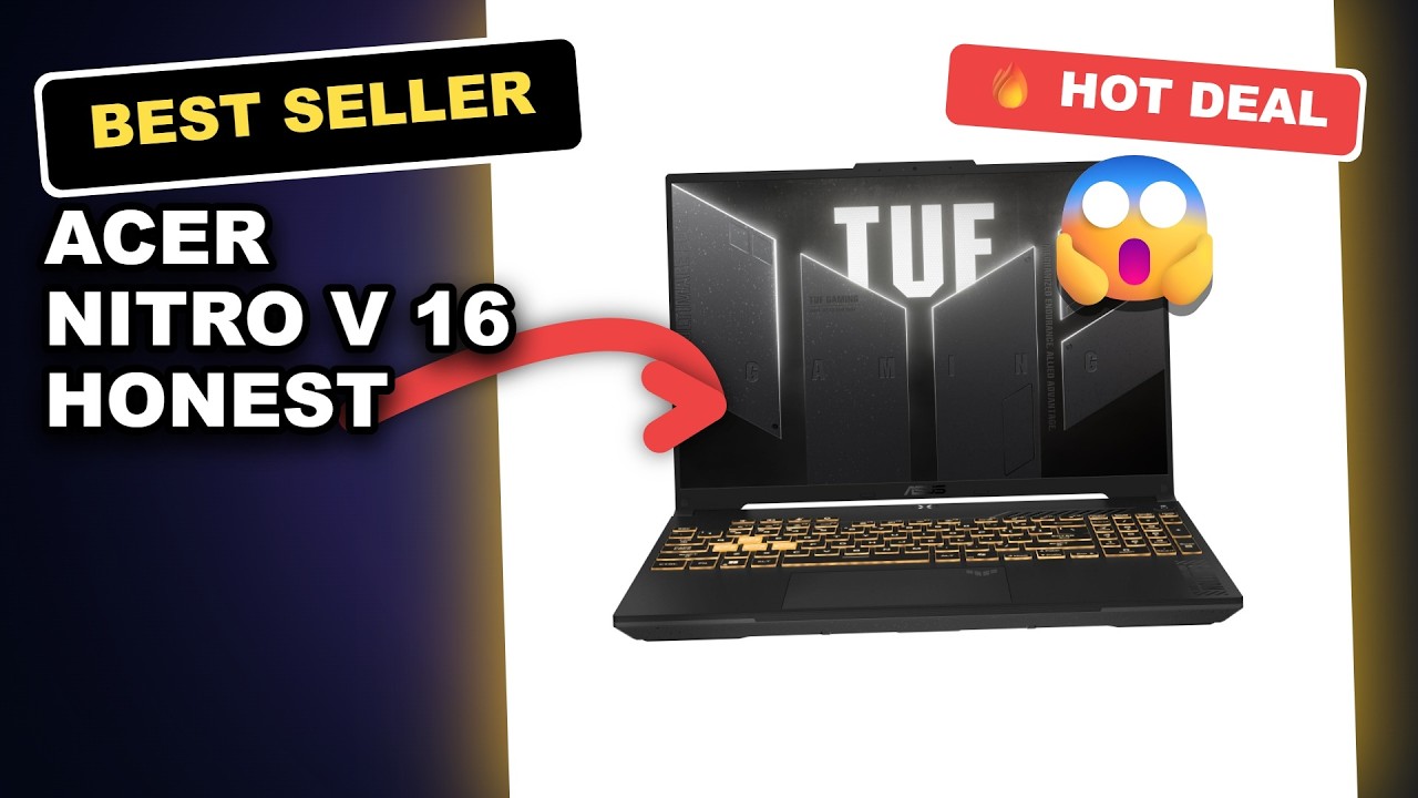 Acer Nitro V 16 Honest Review: Worth the Price for 144Hz Gamers? review video
