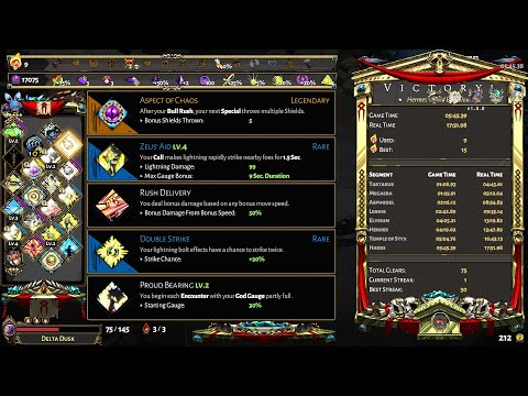 Hades Speedrun - 5:45 Chaos Shield World Record and the first sub 6 ever! (AnyHeat Modded Speedrun)