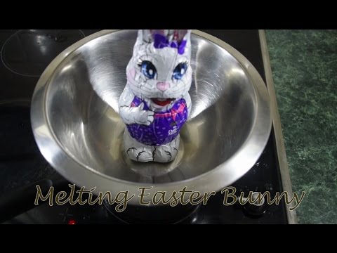 Lapse of Melting Easter Bunny